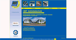 Desktop Screenshot of ant-antriebstechnik.de